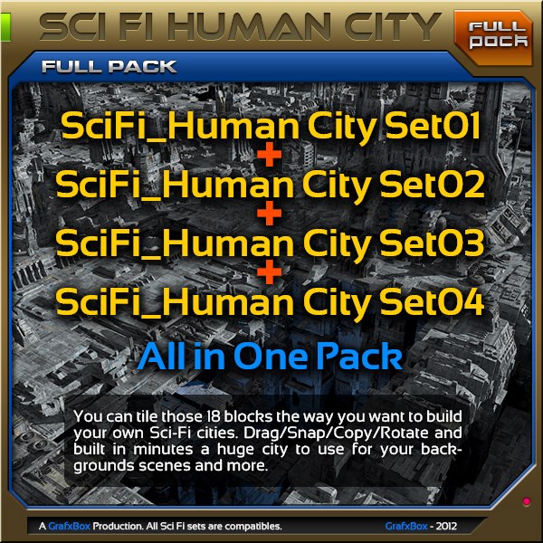 SciFiHuman City - Pack