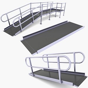 3D Wheelchair Ramps v2 model