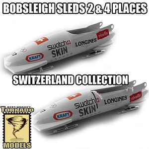Bobsleigh Sleds Collection - Switzerland