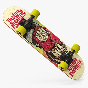 Custom Art Longboard Skateboard