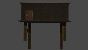 cottage 3D model