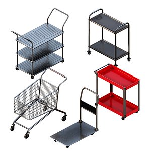 Service-cart 3D model