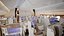Aircraft A380 Interior cabin 3D model 3D model