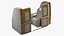 Aircraft A380 Interior cabin 3D model 3D model