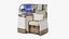 Aircraft A380 Interior cabin 3D model 3D model