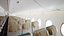 Aircraft A380 Interior cabin 3D model 3D model