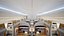 Aircraft A380 Interior cabin 3D model 3D model