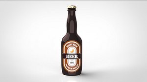 beer bottle 3D model