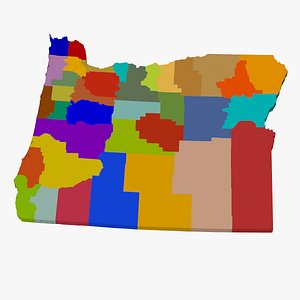 County Map - Oregon