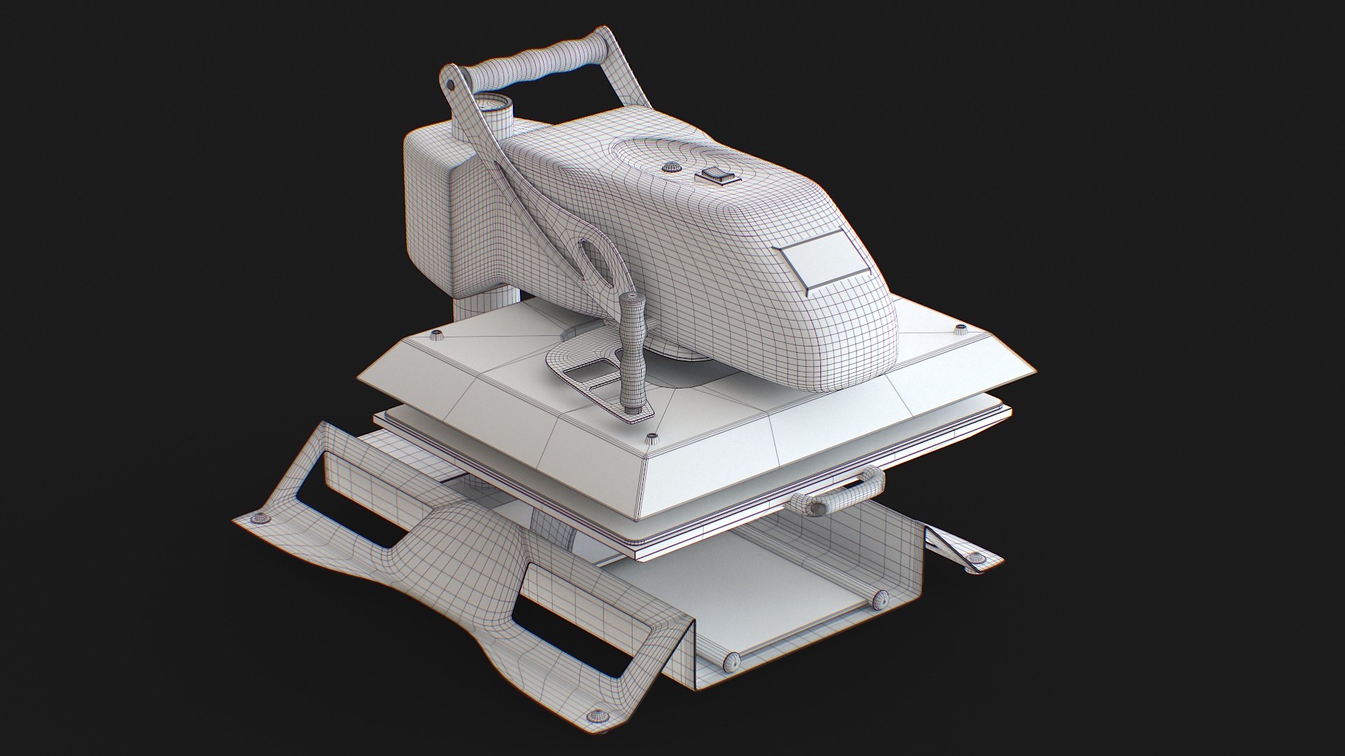 3D ST 4050H Sublimation T Shirt Heat Press Machine - Flat Bed Iron Low-poly 3D model model https://p.turbosquid.com/ts-thumb/p3/TM5GfJ/2S/01023/jpg/1684122622/1920x1080/fit_q87/109a071b0cc3b3bc7332fad43504039512481139/01023.jpg