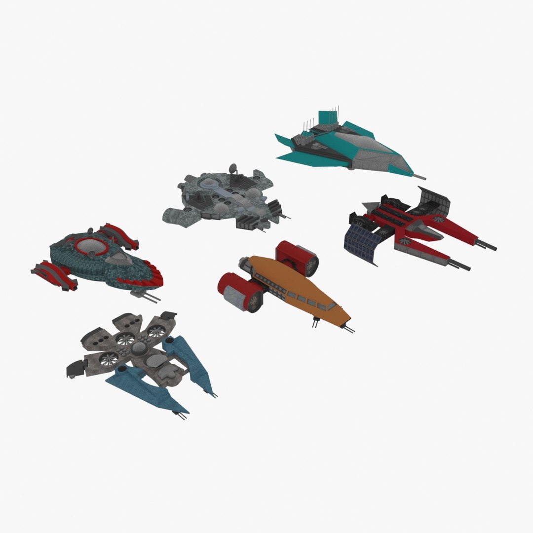 Spaceship Collection 3D model - TurboSquid 1824188