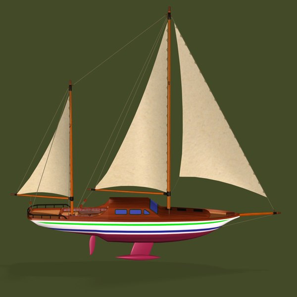 Sailing Yacht Blender Models for Download TurboSquid