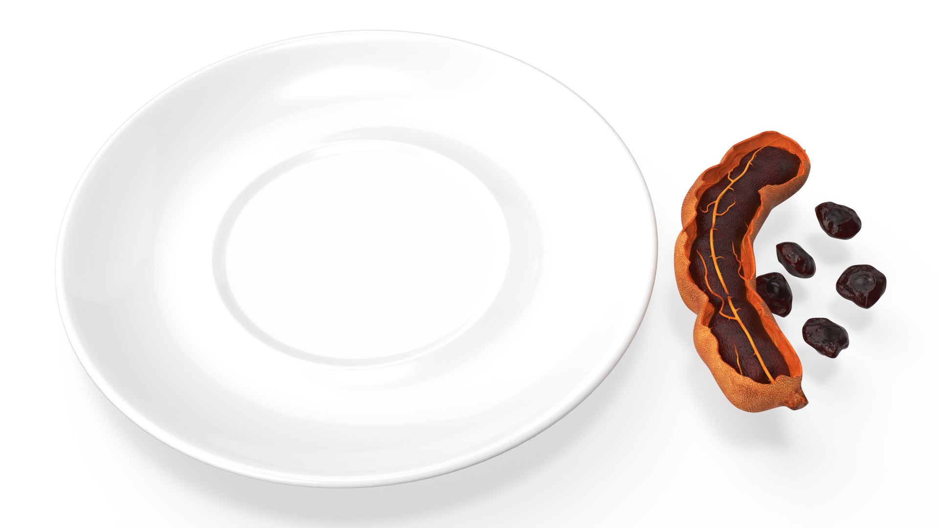 Opened Pod of Tamarind Fruit on White Plate 3D https://p.turbosquid.com/ts-thumb/p3/bqLWAV/Fg/openedpodoftamarindfruitonwhiteplatemb3dmodel009/jpg/1694117627/1920x1080/fit_q87/9c06d75af300776a153e0e3904c66c05a67f4b69/openedpodoftamarindfruitonwhiteplatemb3dmodel009.jpg