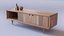 Walnut TV Cabinet 3D model