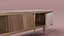 Walnut TV Cabinet 3D model