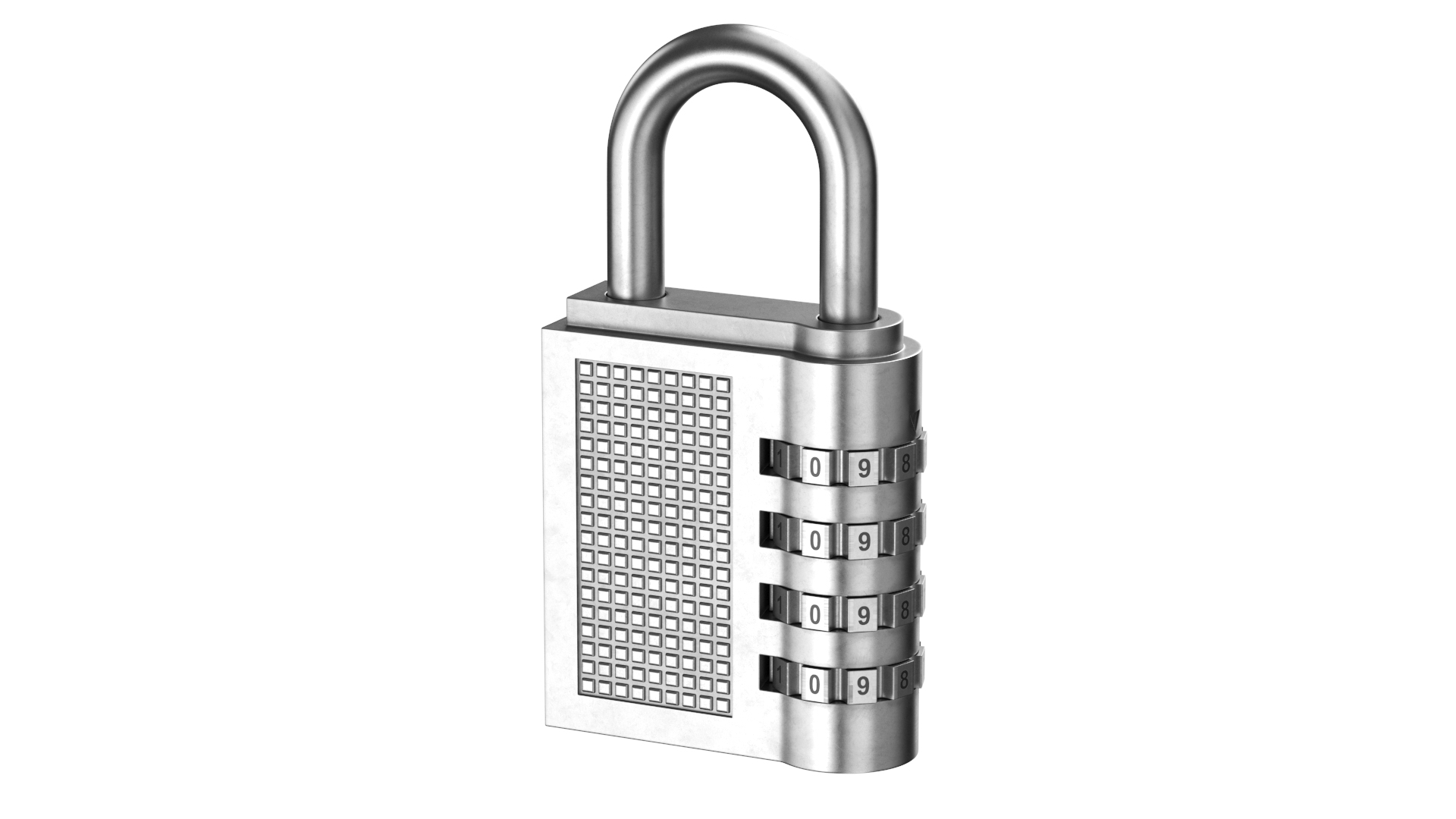 3D Detailed Combination Padlock - TurboSquid 2271689