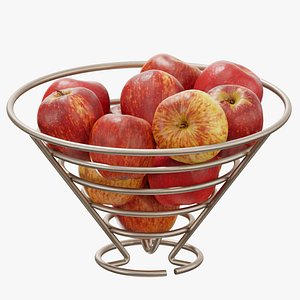 3D model Spectrum Diversified Euro Fruit Bowl set 09