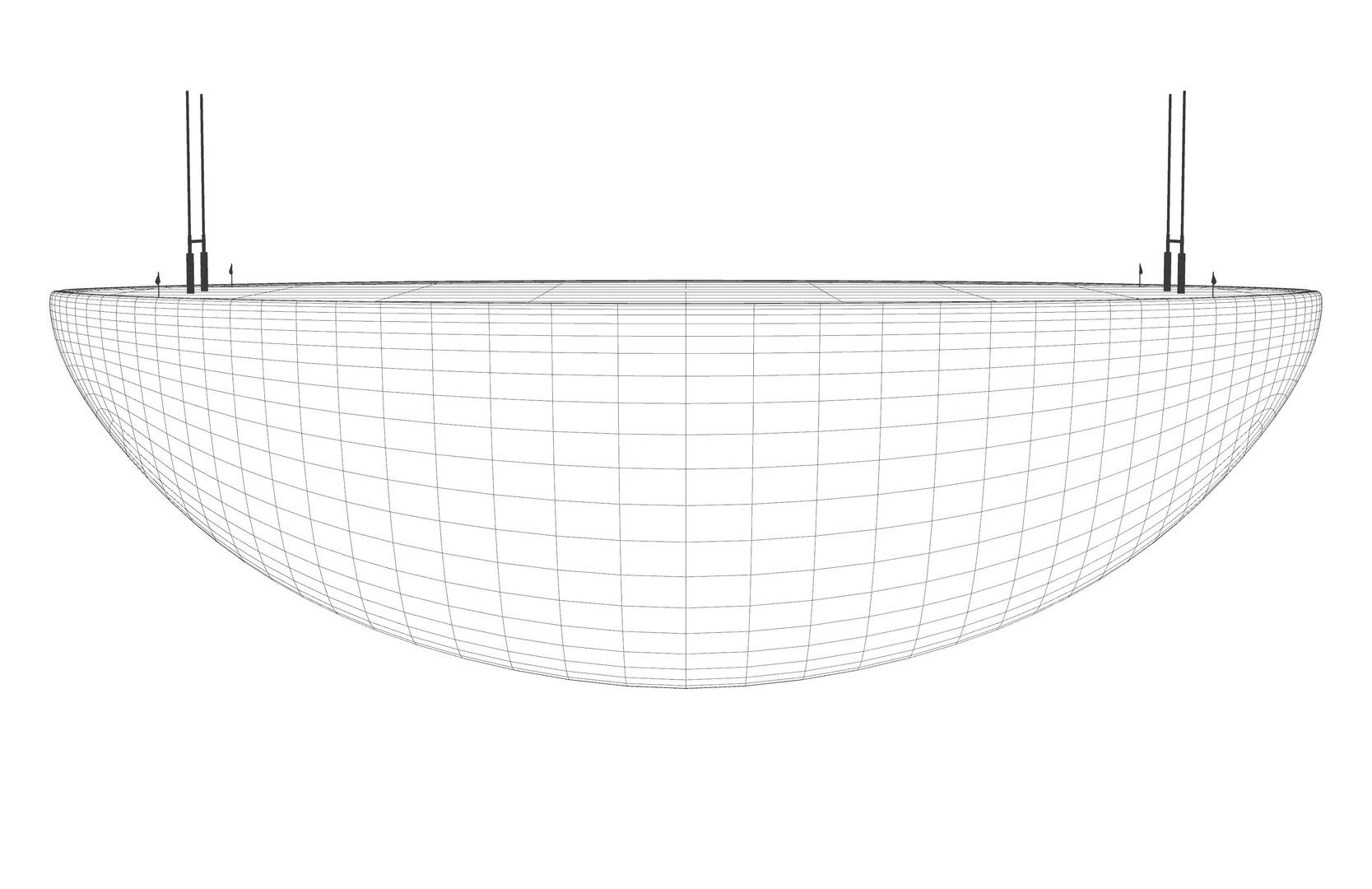 3D Rugby Half Ball And Rugby Field - TurboSquid 2131130