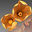 Flower.Crocus。黄釉。 FR