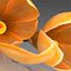 Flower.Crocus。黄釉。 FR
