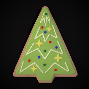 3D Christmas Tree Cookie