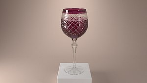 Chamfer Glass for water and Wine model