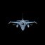 3d model combat jet