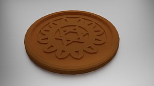 coaster anahata heart 3D