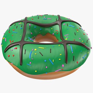3D donut modeled model