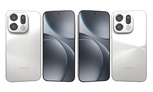 OPPO Find X9 Frosty White 3D