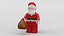 Lego Santa Claus 3D model