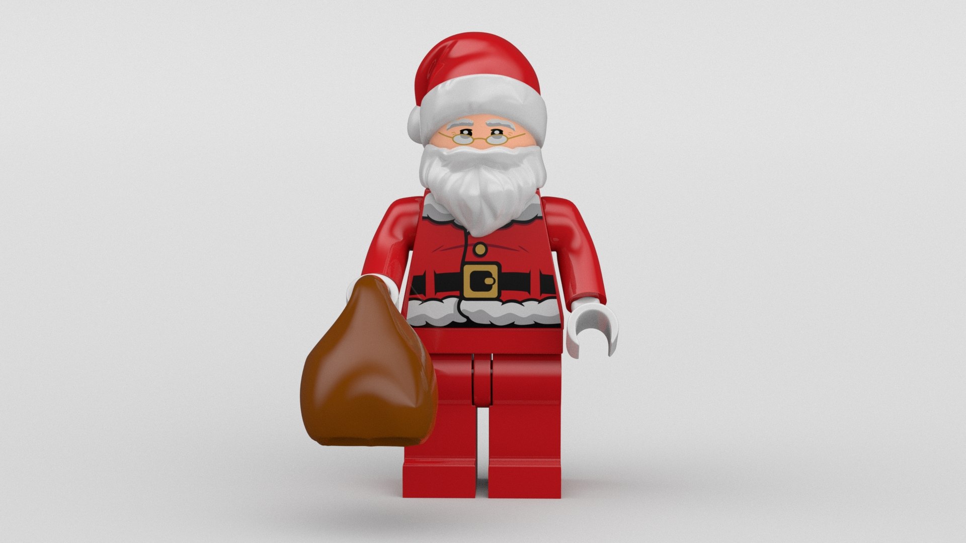 Lego Santa Claus 3D Model - TurboSquid 1817415