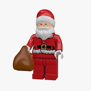 Lego Santa Claus 3D model
