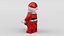 Lego Santa Claus 3D model