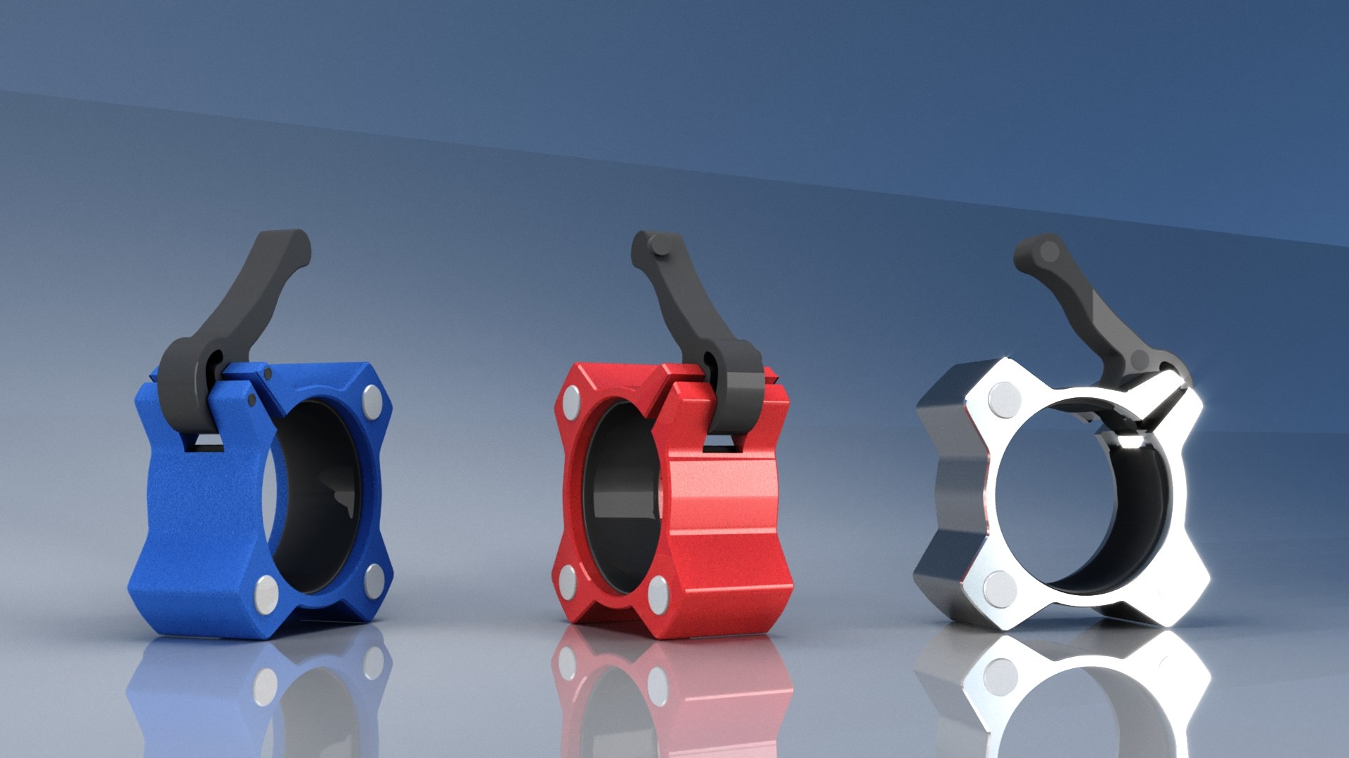 3D 3D BARBELL COLLARS TurboSquid 1882339