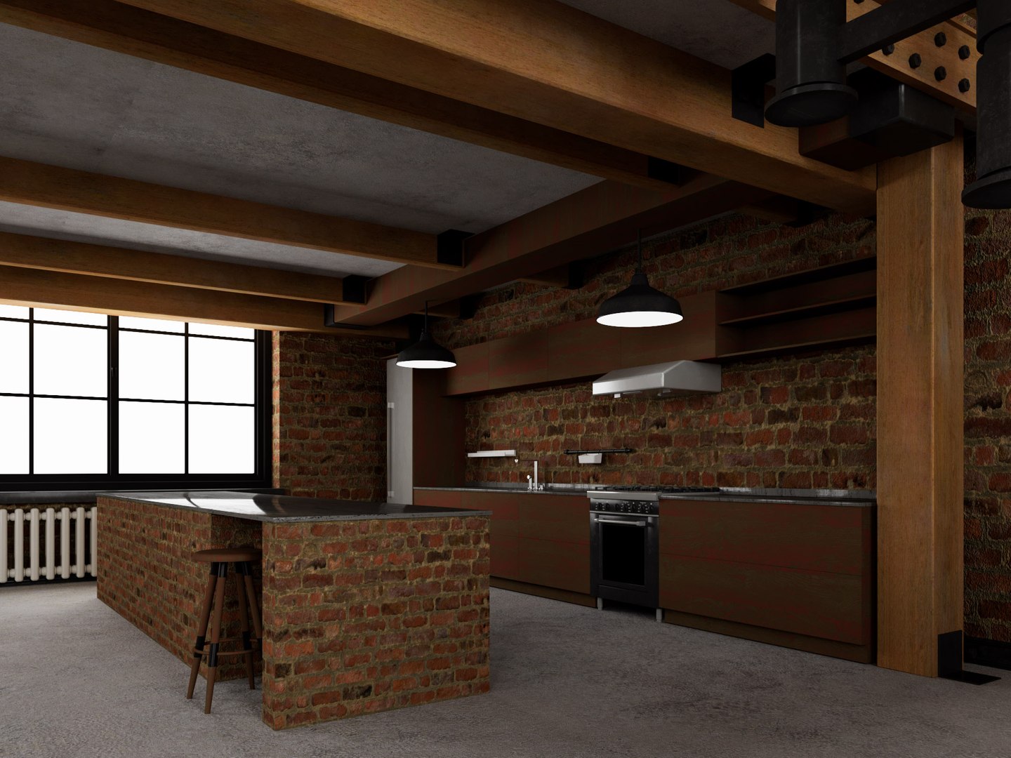 Loft Interior 10 3D Model 3D Model - TurboSquid 2471635