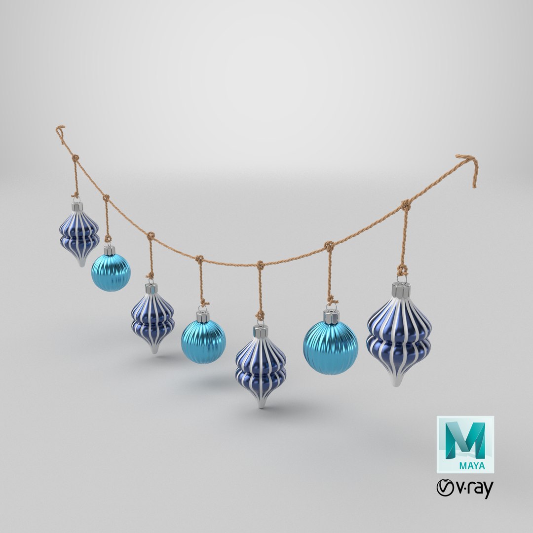 3D model Bauble Garland 03 https://p.turbosquid.com/ts-thumb/p4/Hej0VD/fG/stemcell_maya_vray_render/png/1760539029/1920x1080/fit_q87/6850aef06cb44ec52d0163ca093e2257a745d22f/stemcell_maya_vray_render.jpg