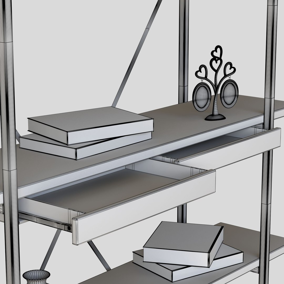 Rack book 3D model - TurboSquid 1677677
