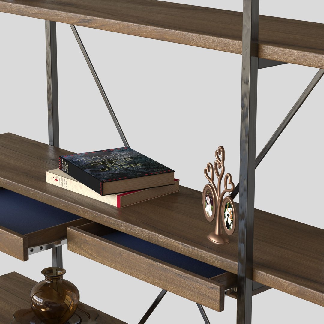 Rack book 3D model - TurboSquid 1677677