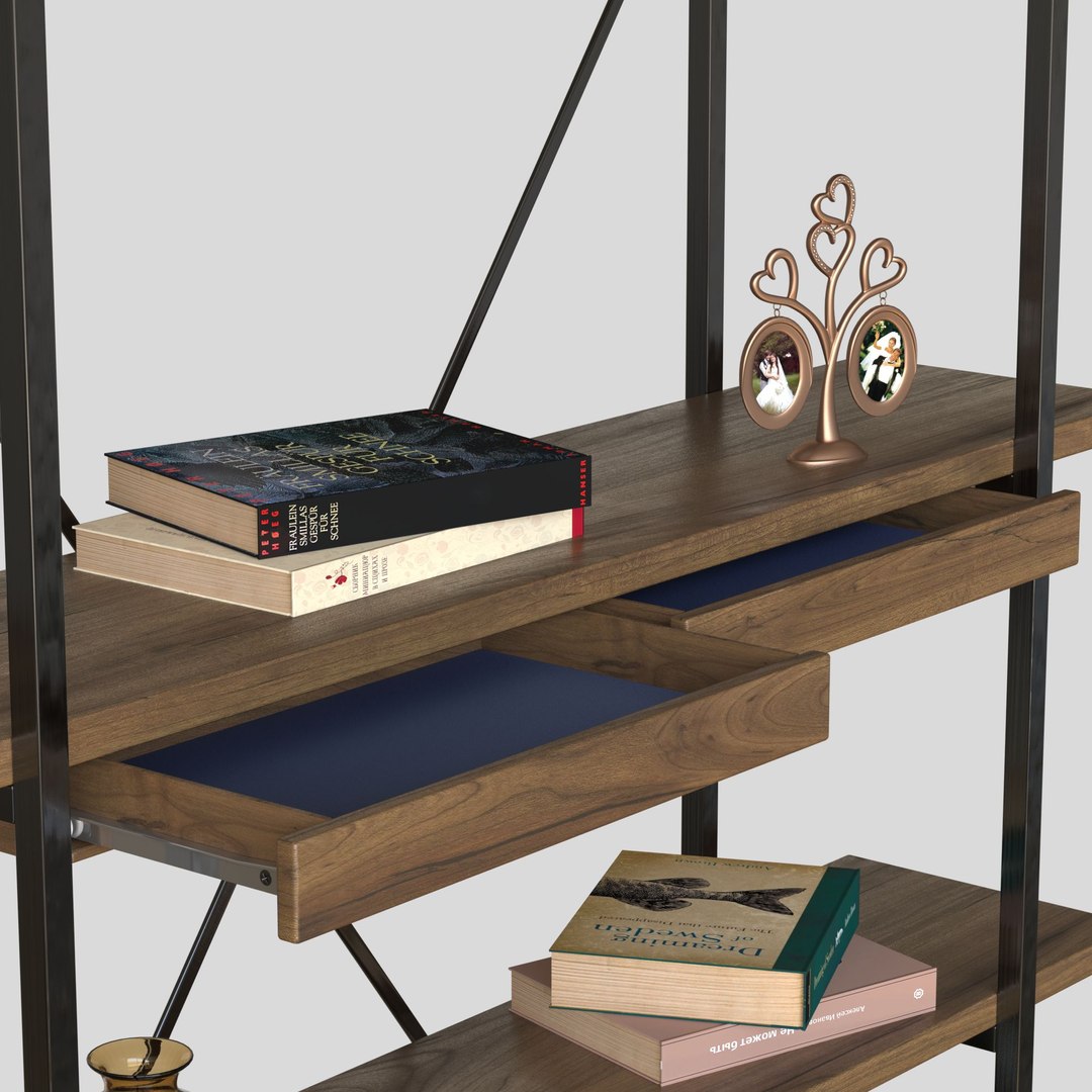 Rack book 3D model - TurboSquid 1677677