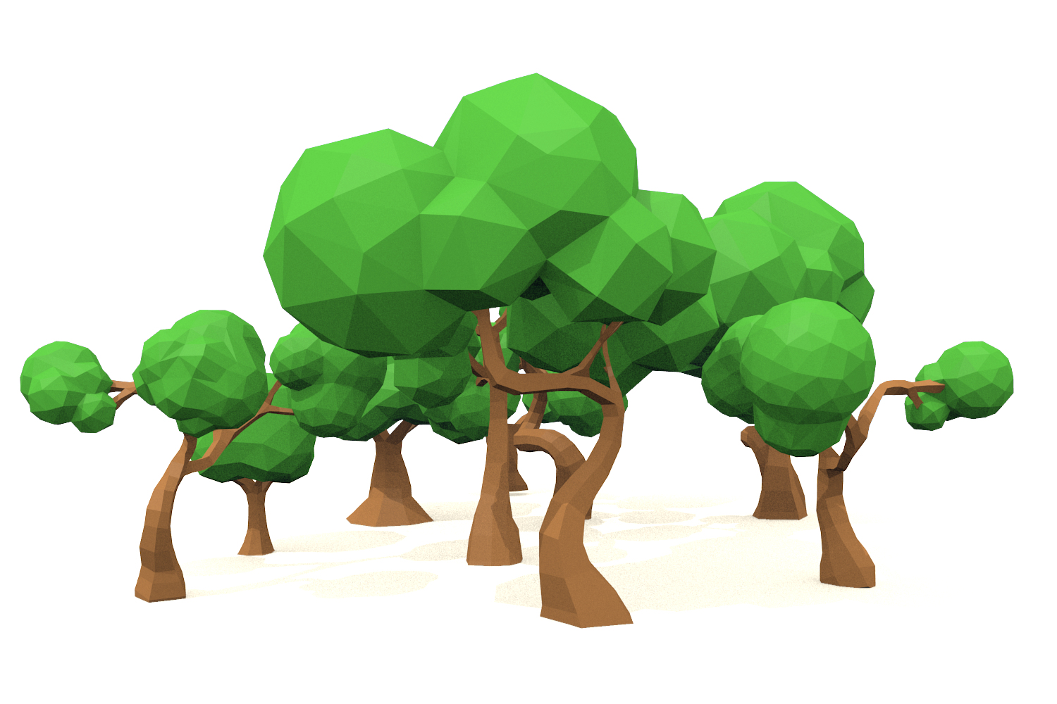 free obj mode tree packs indie