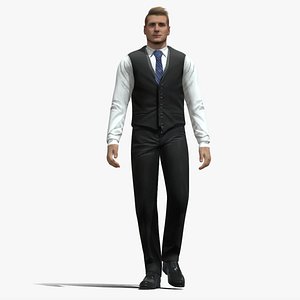 Business man walking