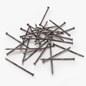 Pile of rusty nails