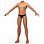 Little Boy Body Base Mesh