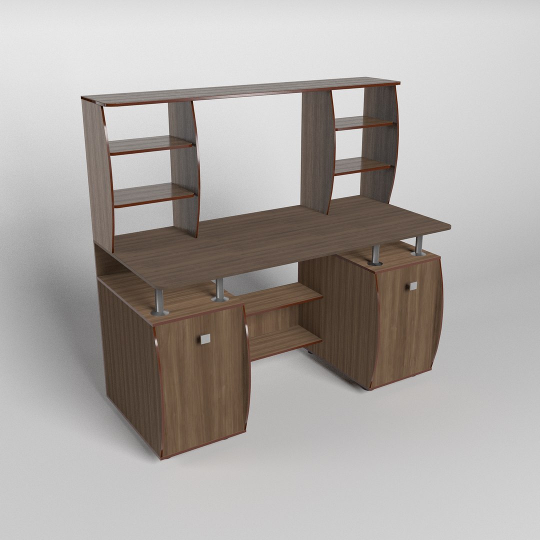 Computer Desk Set 6 Models Pack 3D - TurboSquid 1738648
