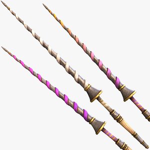 Medieval Spear Lance  Cavalry Tournament Fair Weapon 3D model