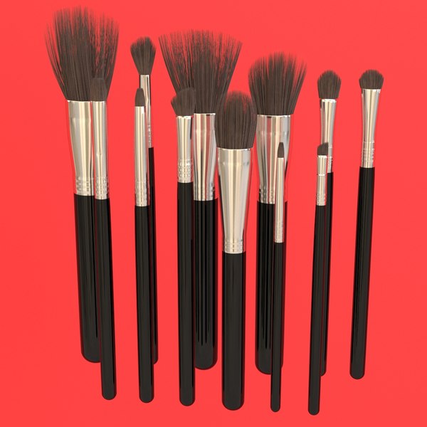 Makeup Brush OBJ Models for Download TurboSquid