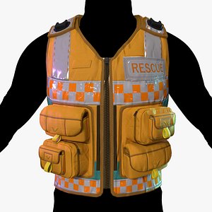 Emergency Rescue Vest 3D model