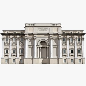 Trevi Fountain Building Facade