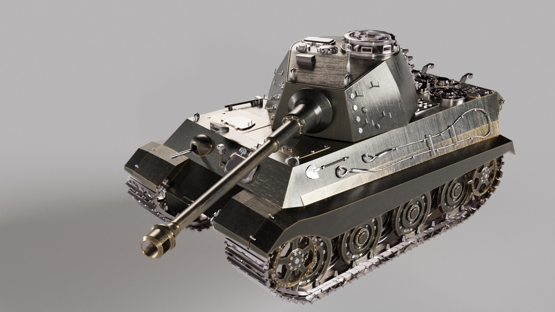 3D Model Tiger 2 - TurboSquid 2122540